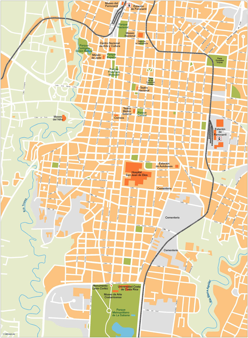 San Jose Illustrator eps map vector