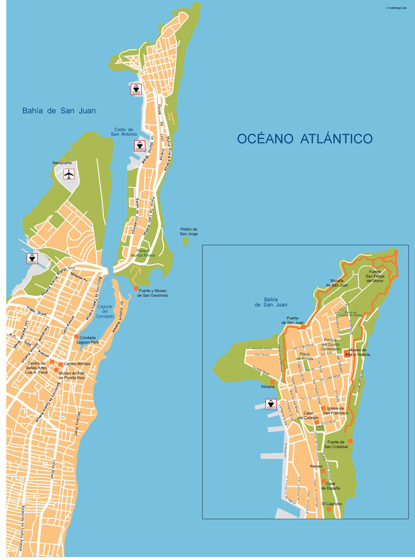 San Juan Illustrator eps map vector