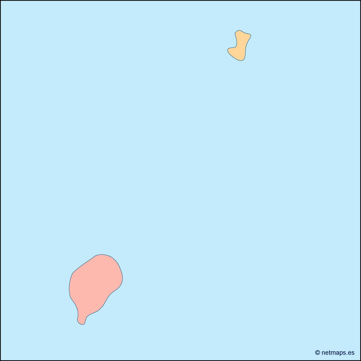 Sao tome e principe blind eps map vector