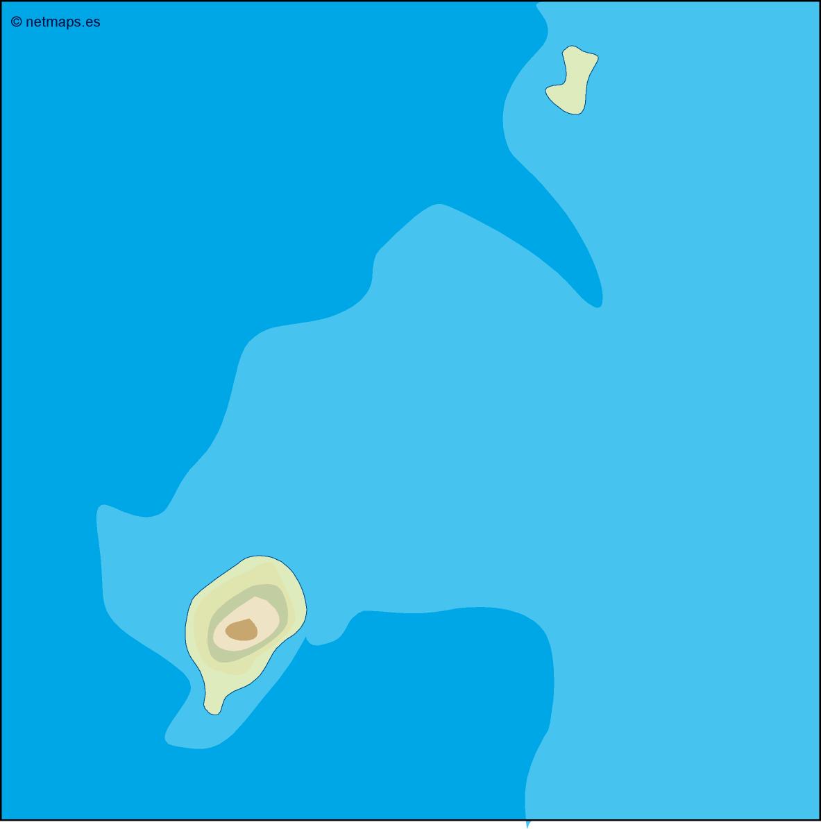 Sao tome e principe illustrator eps map vector