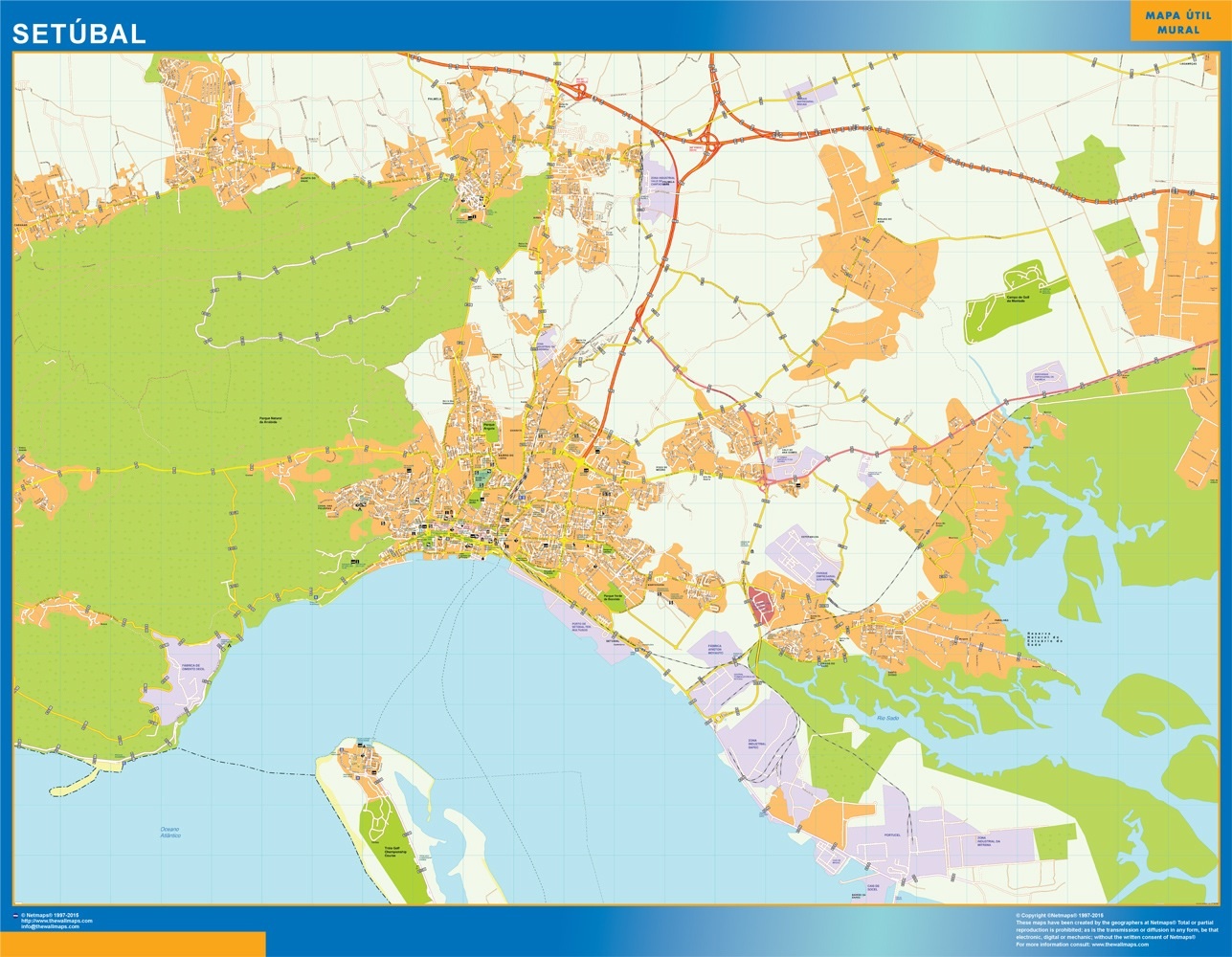 Setubal eps map vector