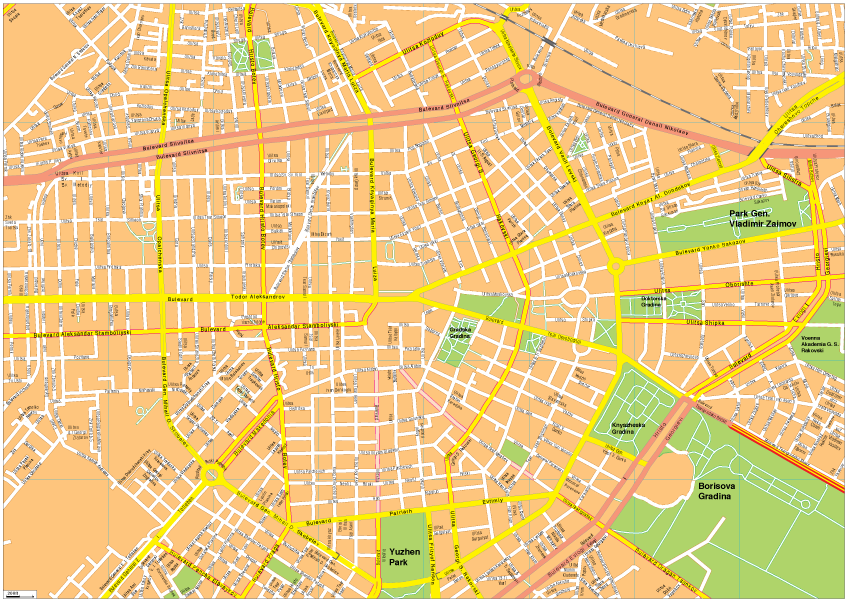 Sofia Vector EPS map vector