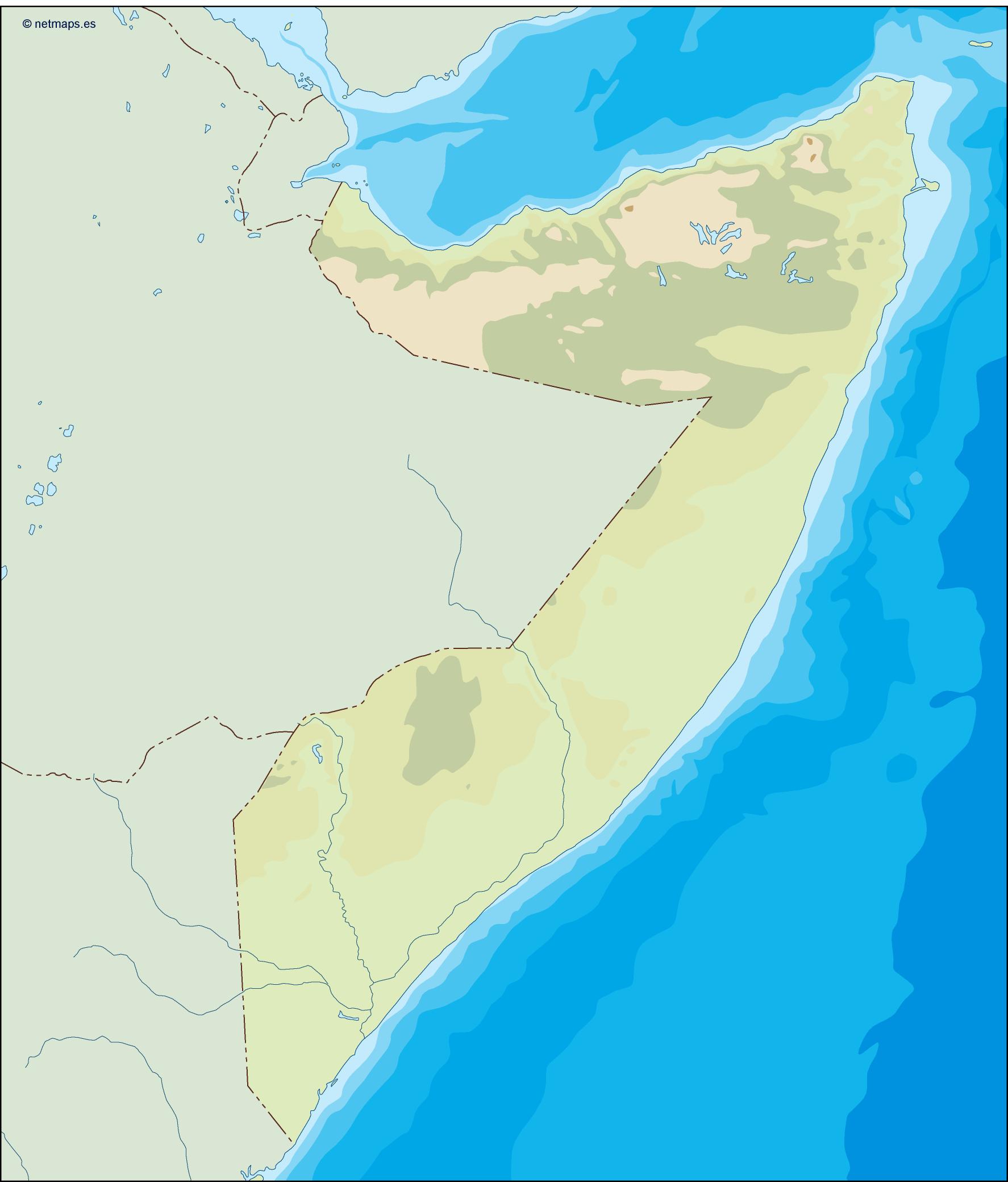 Somalia illustrator eps map vector