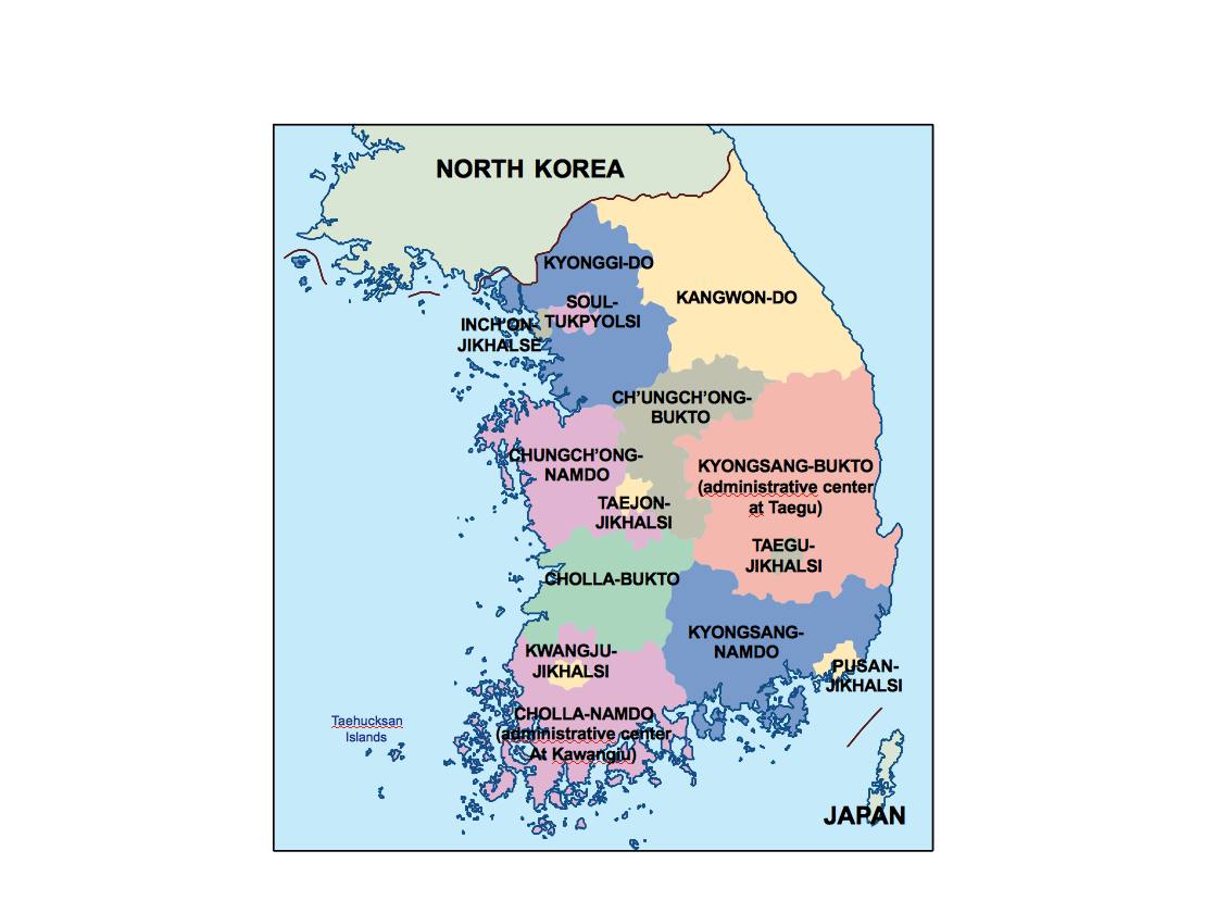 South korea powerpoint for presentations