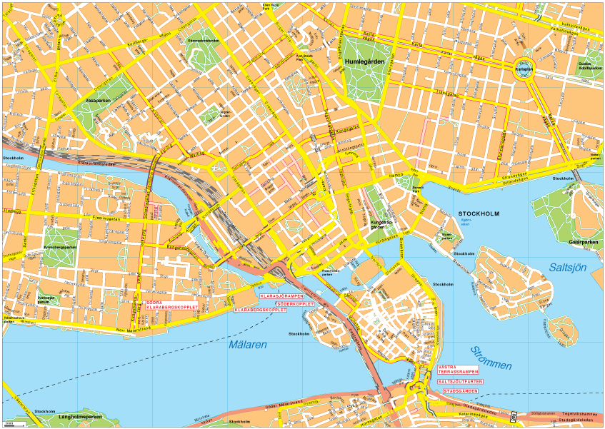 Stockholm Vector EPS map vector