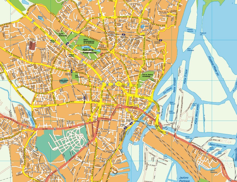 Szczecin EPS map vector