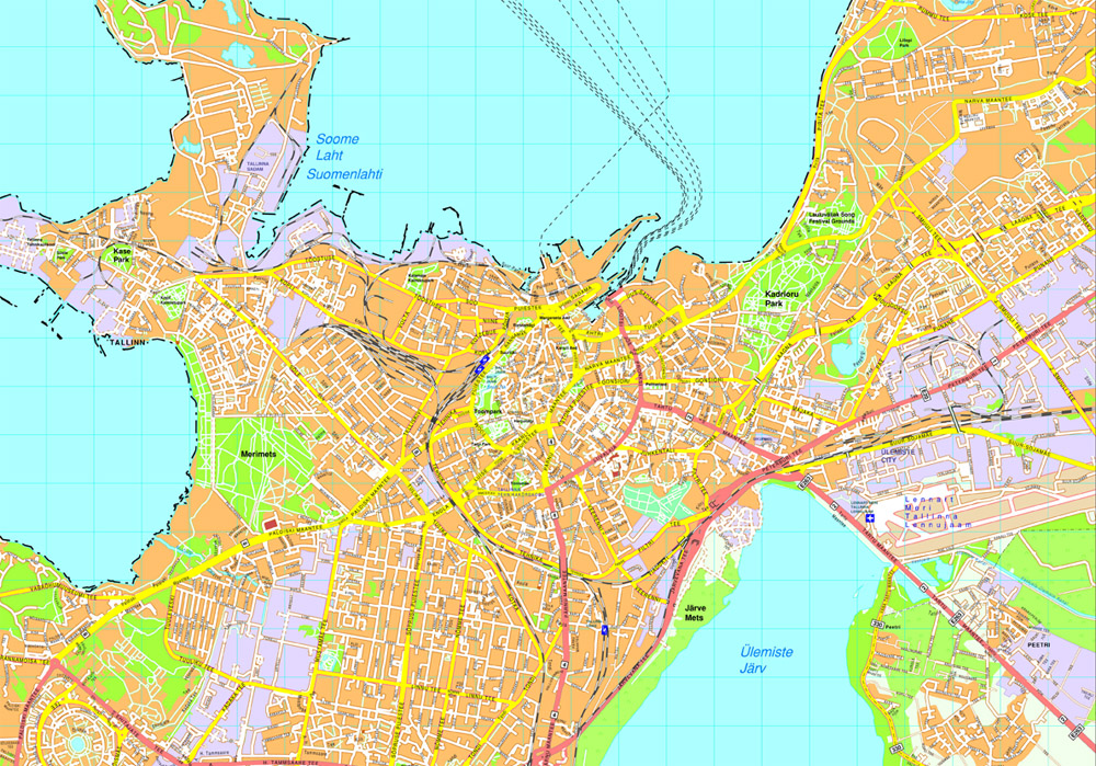Tallinn eps map vector