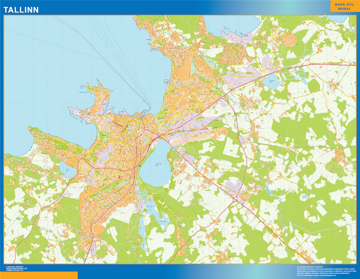 Tallinn eps map vector