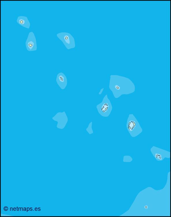 Tuvalu illustrator eps map vector