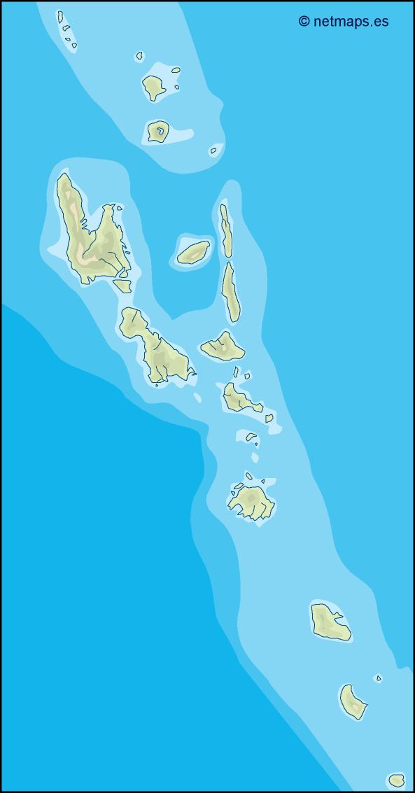 Vanuatu illustrator eps map vector