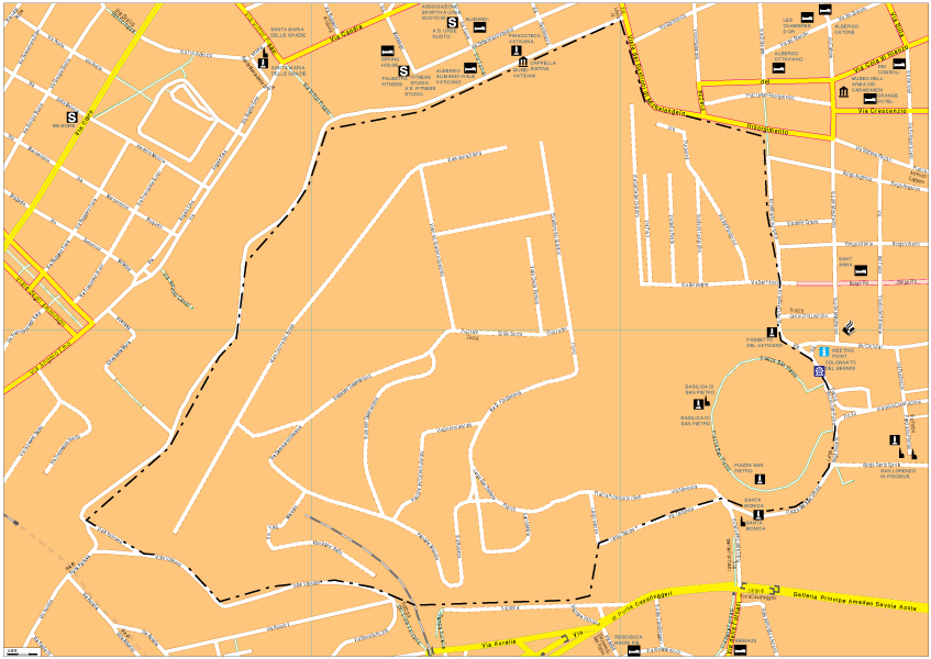 Vatican Vector EPS map vector