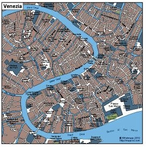 Venezia EPS map vector