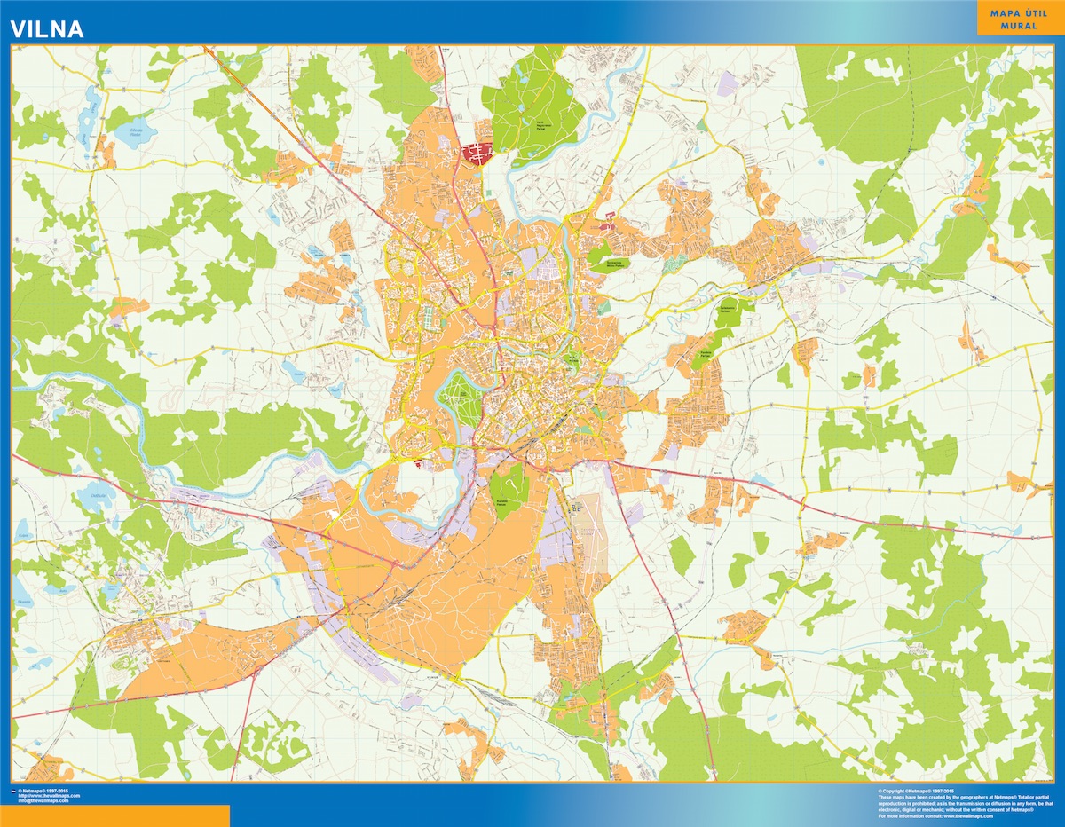 Vilna eps map vector