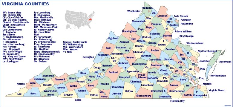 Virginia counties