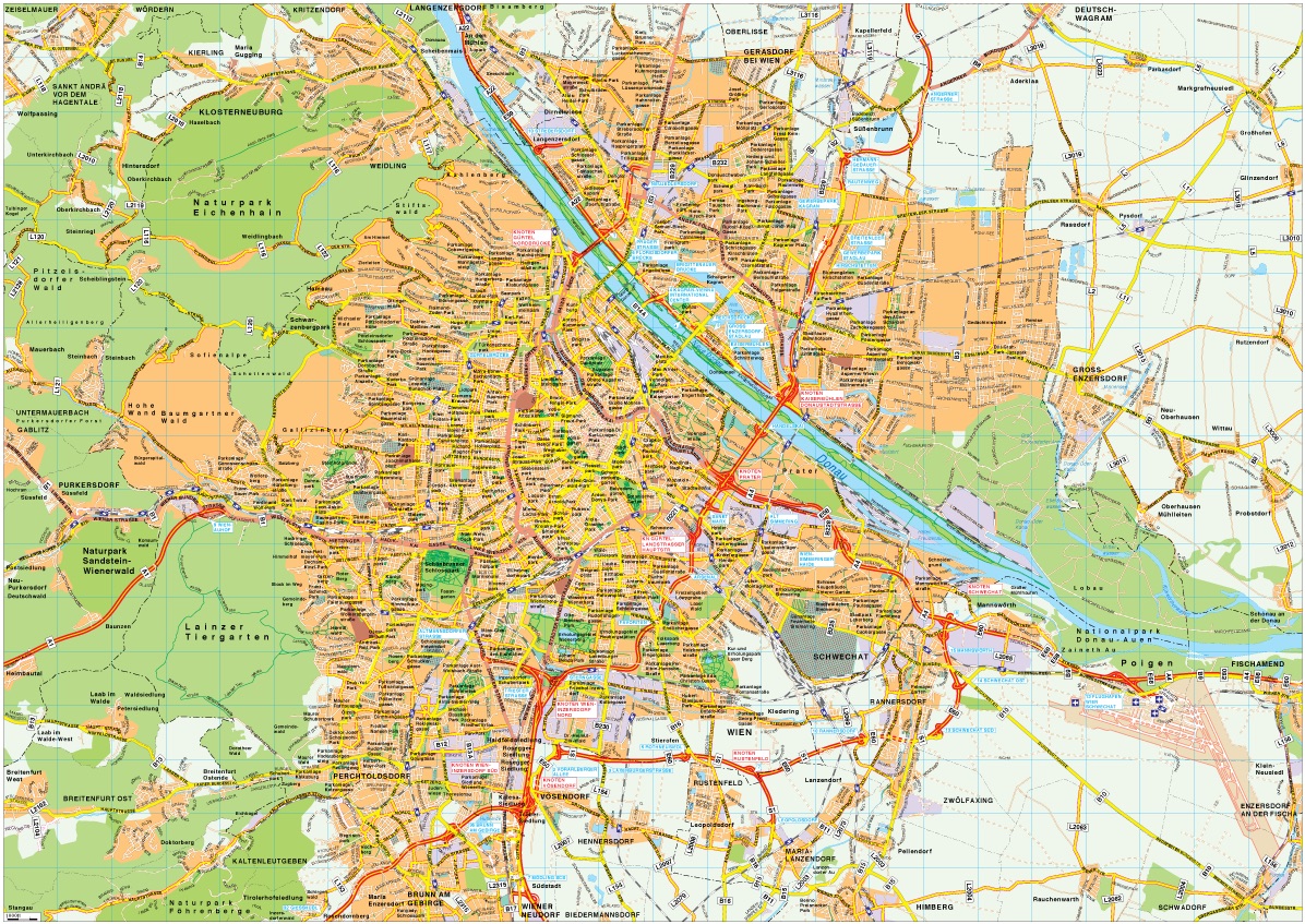 Wien eps map vector