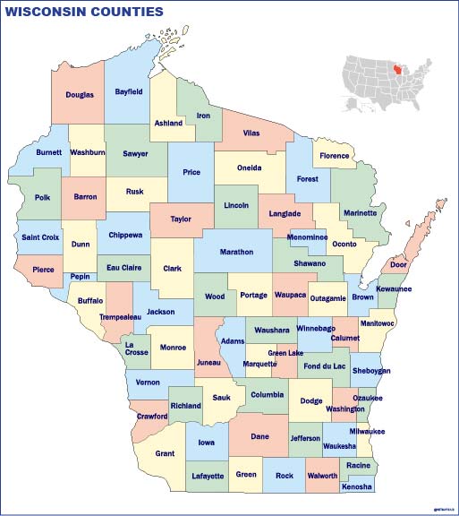 Wisconsin counties