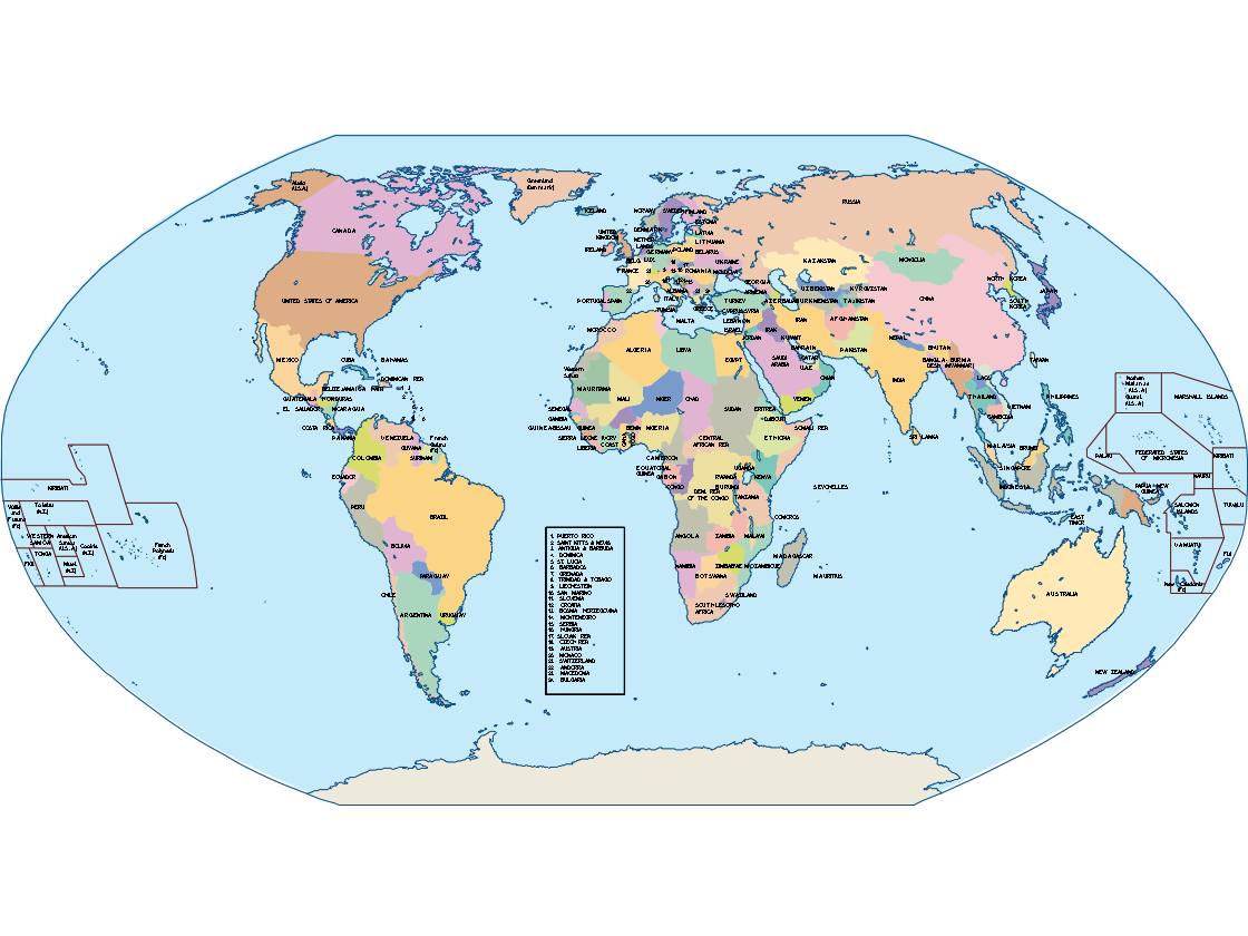 World globe powerpoint for presentations